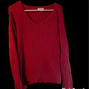 Red Saint Johns Bay sweater